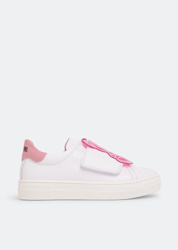 

Кроссовки MOSCHINO Teddy Bear sneakers, белый