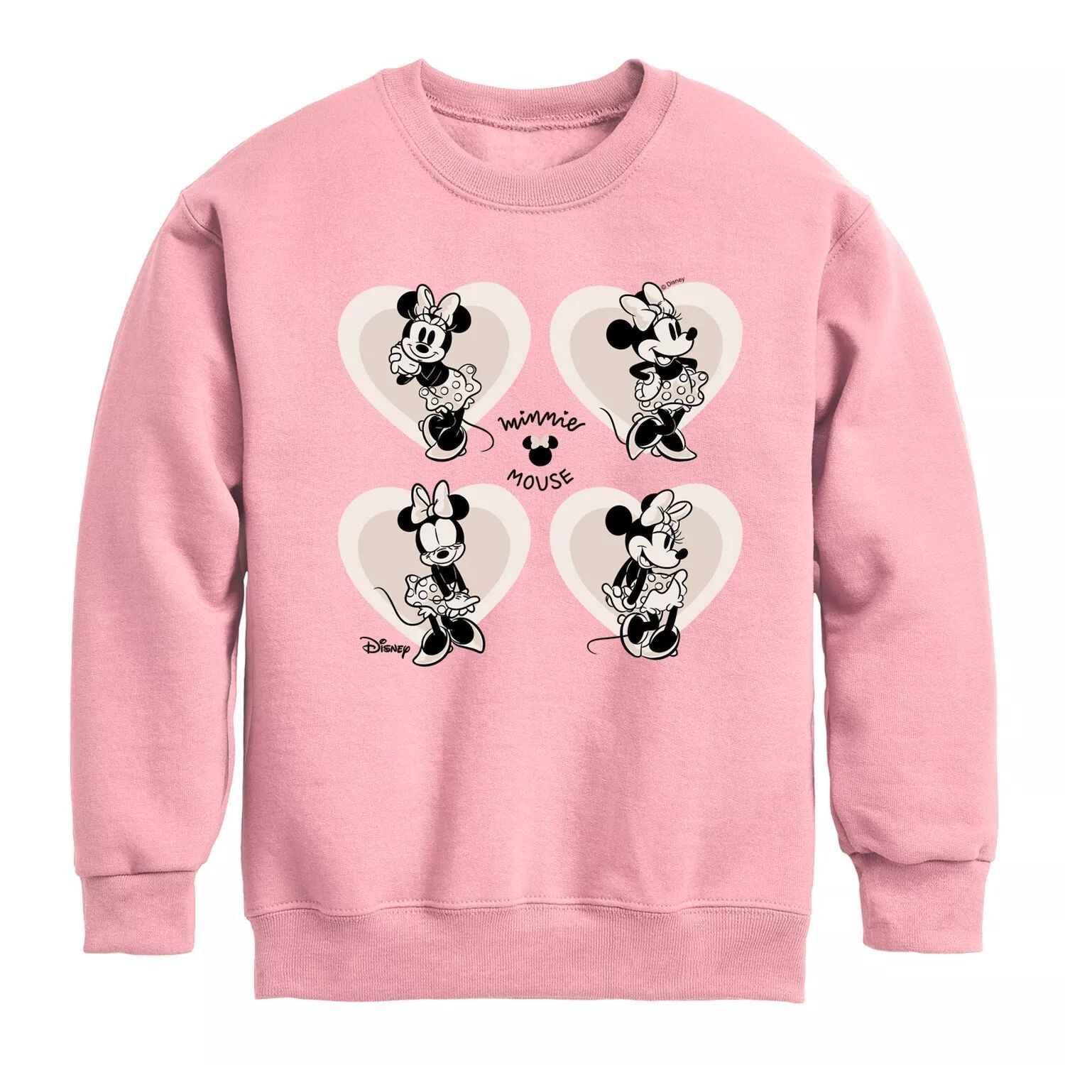 

Флисовая толстовка с рисунком «Минни Маус» для мальчиков 8–20 лет Disney's Minnie Mouse Licensed Character, розовый