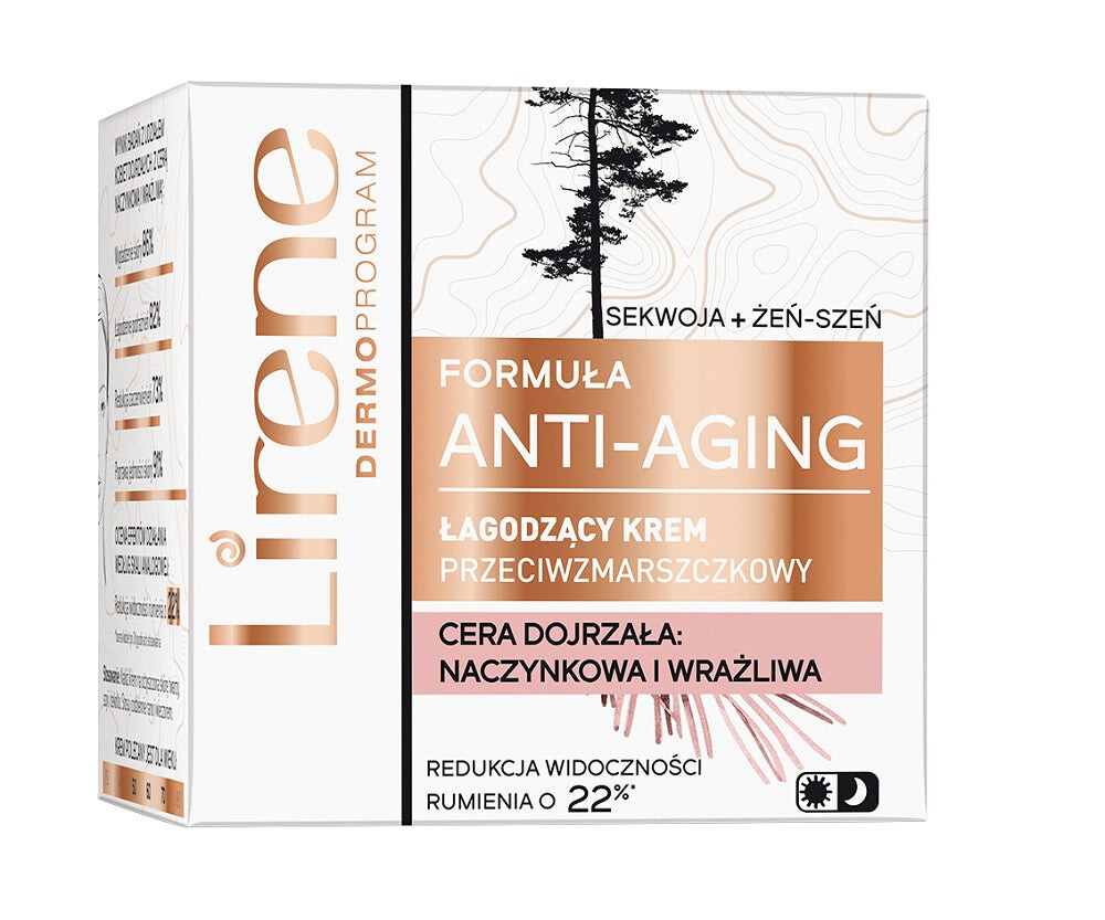 

Lirene Успокаивающий крем против морщин Anti-Aging Formula 50мл