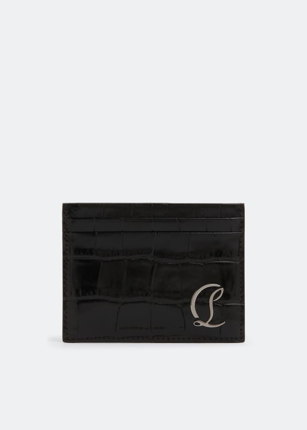 

Картхолдер CHRISTIAN LOUBOUTIN Kios card holder, черный