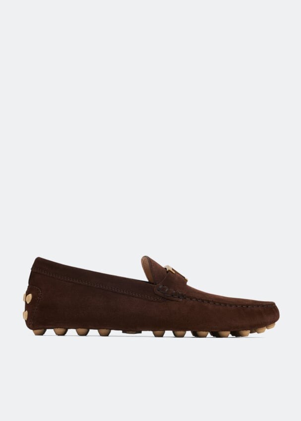 

Лоферы TOD'S T Timeless Gommino Bubble loafers, коричневый