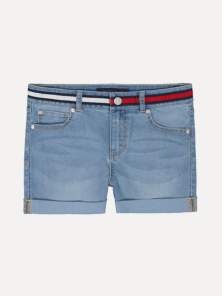 

Джинсовые шорты с манжетами для маленьких детей Tommy Hilfiger