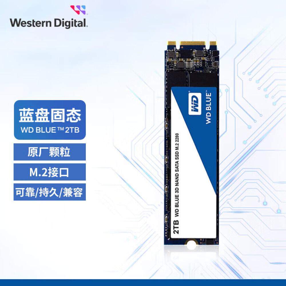 

SSD-накопитель Western Digital Blue 2T (WDS200T2B0B)