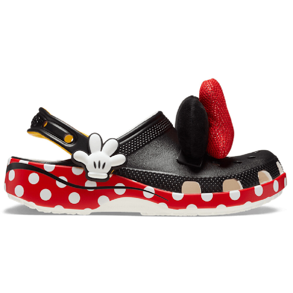 

Сабо детские Crocs Personalize with Jibbitz Charms, черный/бежевый/красный