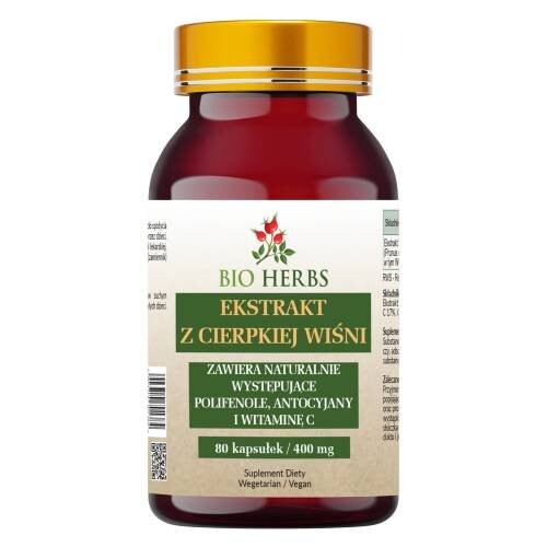 

Тарт вишня экстракт вишни 400мг 80шт Иммунитет Bio Herbs