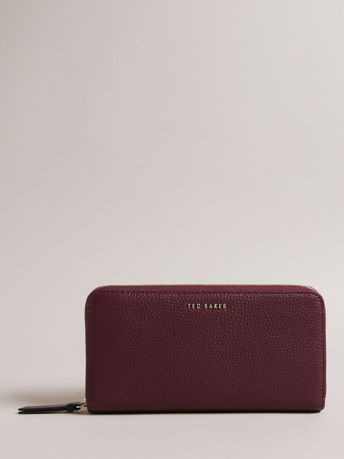 

Большой кожаный кошелек на молнии Dalea Ted Baker, темно фиолетовый