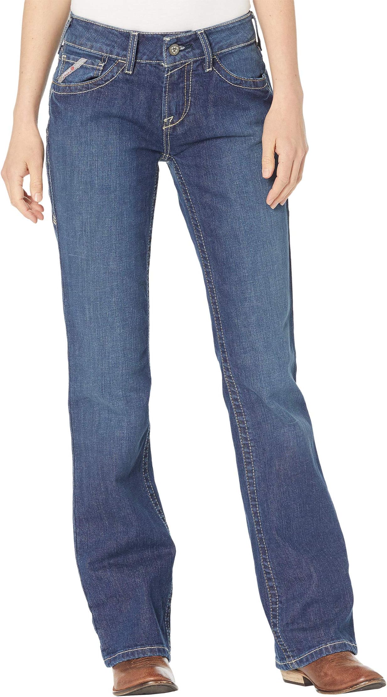 цена Джинсы FR Mid-Rise Durastretch Jeans Ariat, цвет Blue Quartz