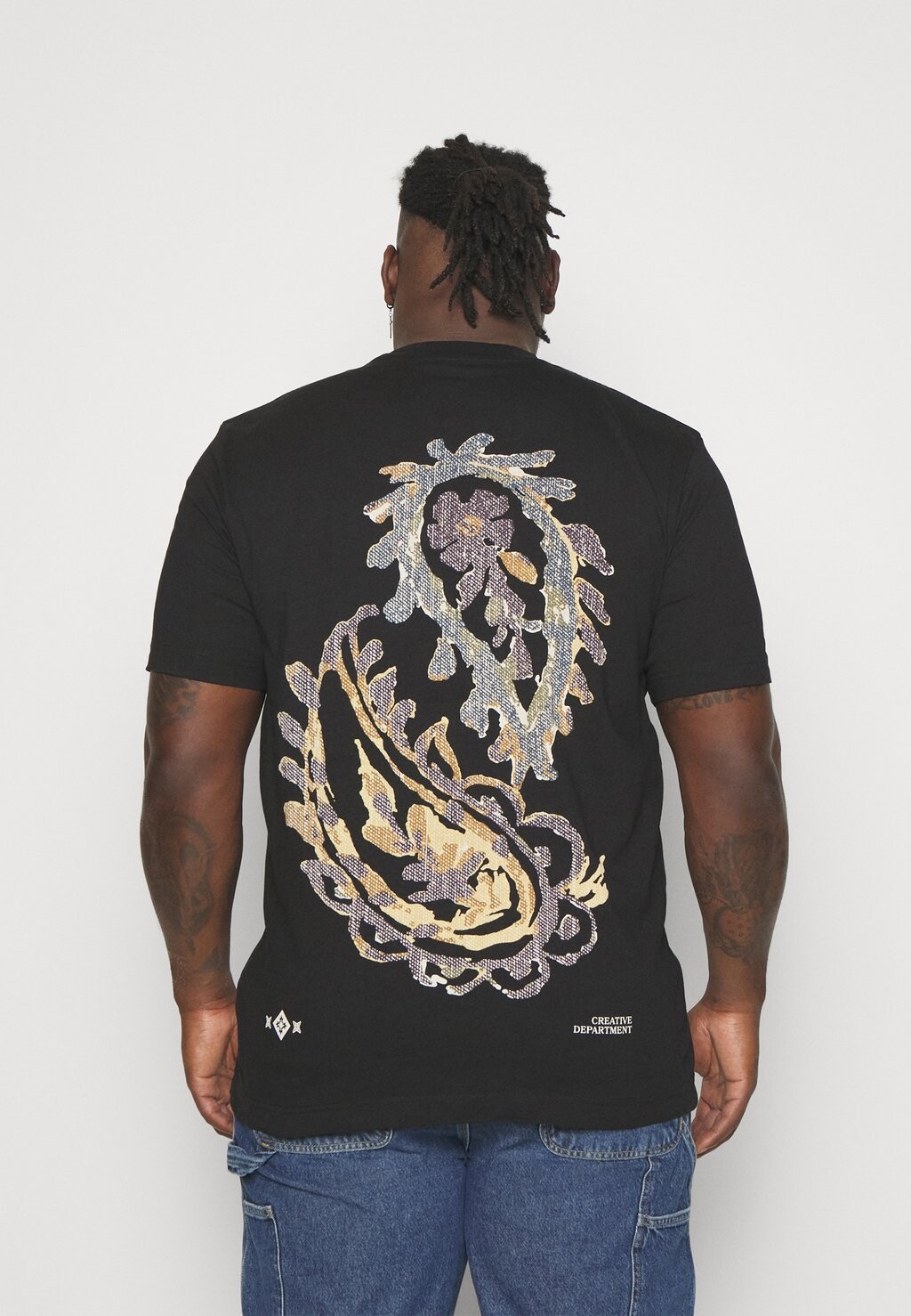 

Футболка с принтом JORGRACIA GRAPHIC TEE CREW NECK Jack & Jones, черный
