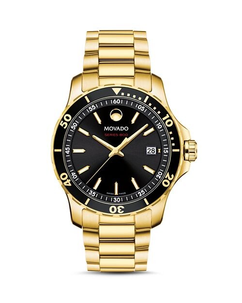 

Часы серии 800, 40 мм Movado, цвет Gold