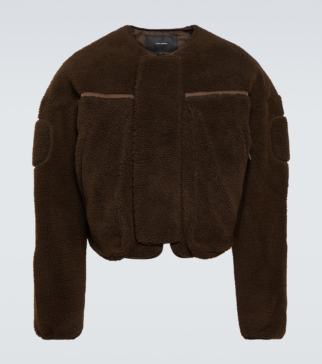 Куртка из искусственной овчины Entire Studios, коричневый куртка из искусственной овчины в клетку zara коричневый