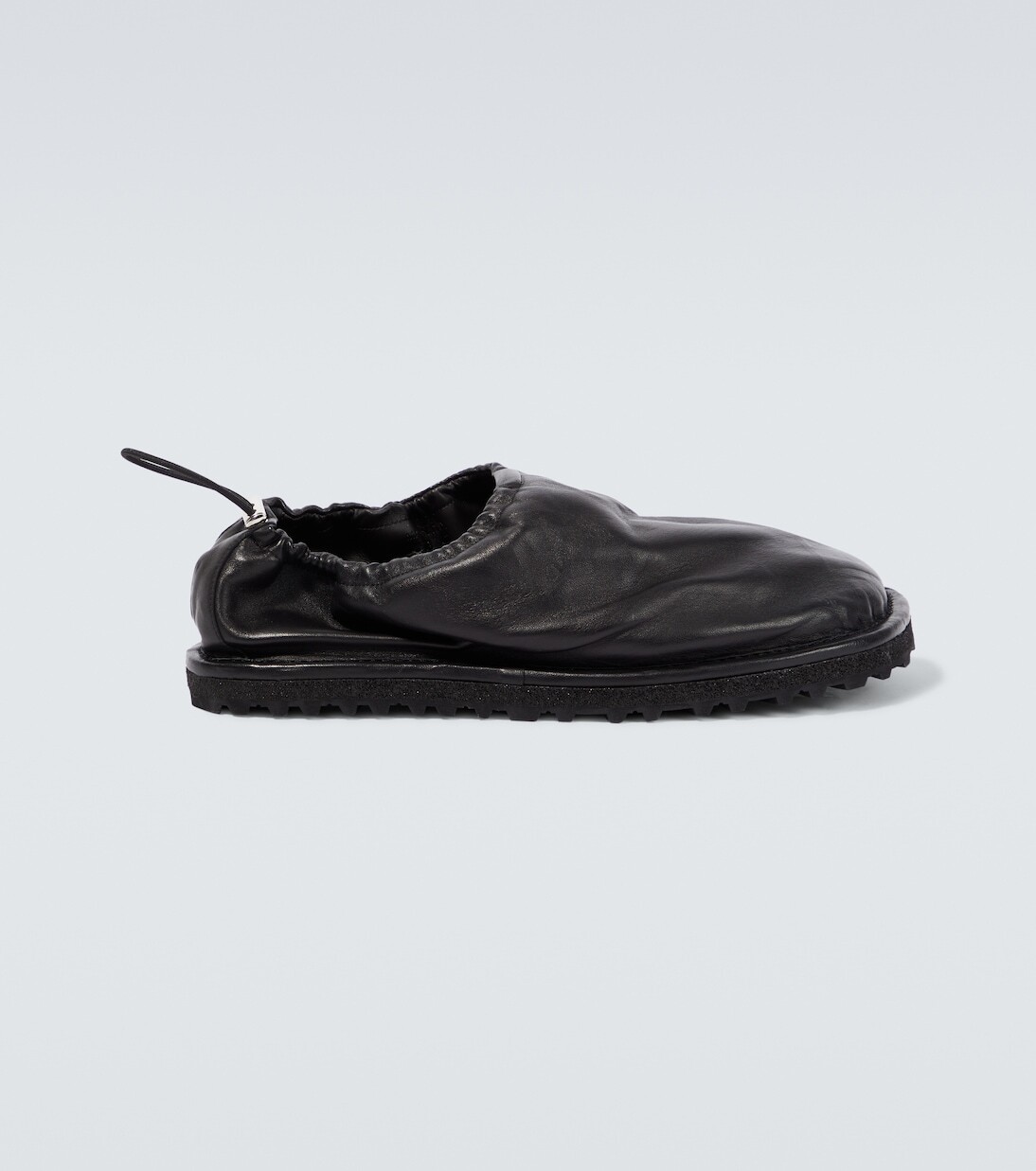 

Кожаные слипоны Dries Van Noten, черный