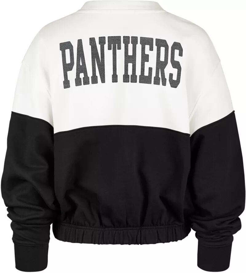 

Женский свитшот '47 Carolina Panthers с цветными блоками Bonita Sandstone Crew