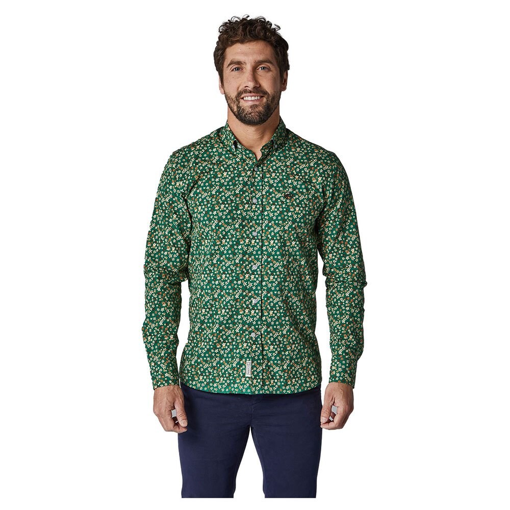 

Рубашка с длинным рукавом Altonadock 223275020806 Slim Fit, зеленый