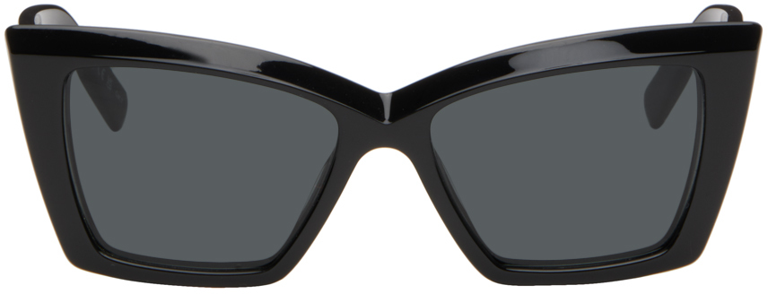 цена Черные солнцезащитные очки SL 657 New Wave Saint Laurent