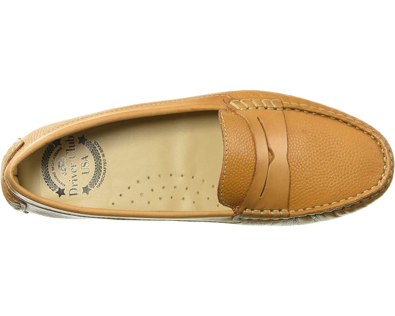 

Лоферы Women's Leather Made in Brazil Naples Driver Loafer Driver Club USA, коричневый