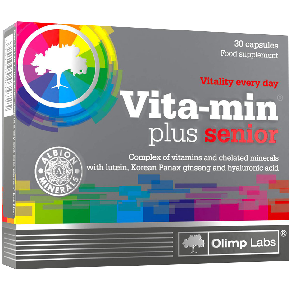 Olimp Vita-Min Senior биологически активная добавка, 30 капсул/1 упаковка
