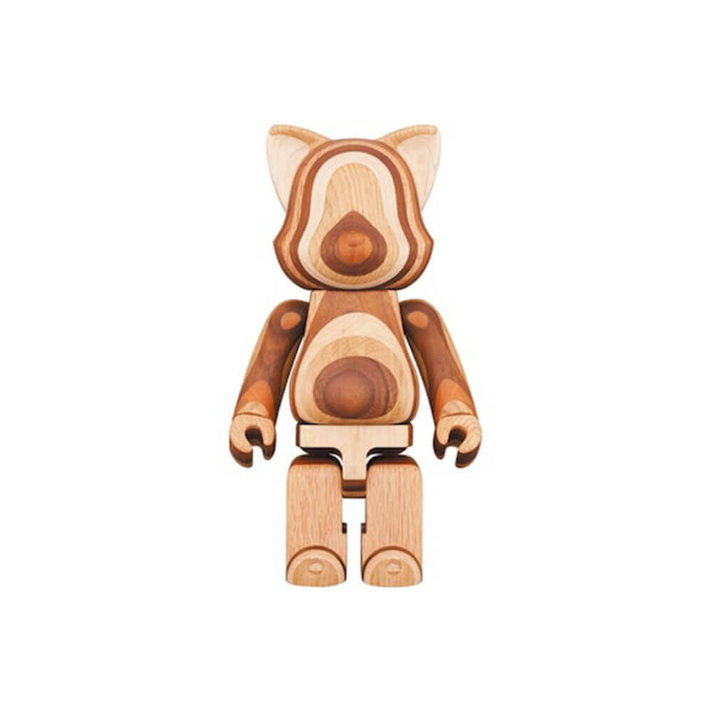 Фигурка Bearbrick Karimoku Layered Wood 400%, коричневый