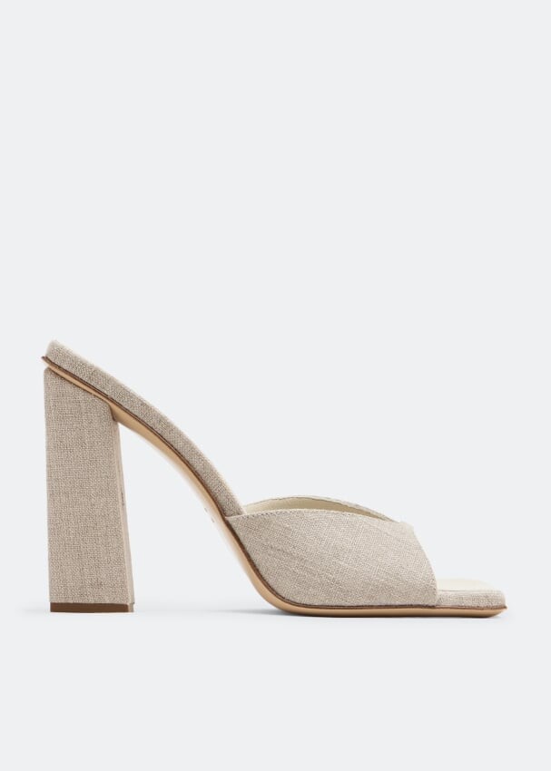 

Мюли GIA BORGHINI x RHW Rosie 14 mules, бежевый