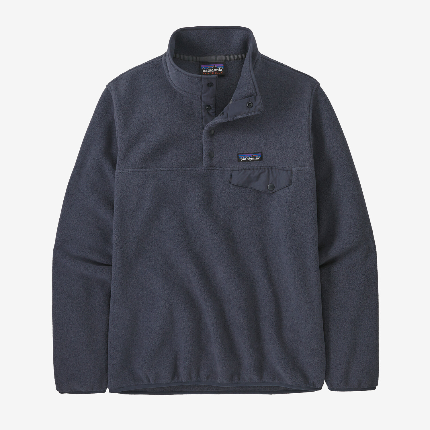 

Женский легкий флисовый пуловер Synchilla Snap-T Patagonia, цвет Smolder Blue w/Smolder Blue