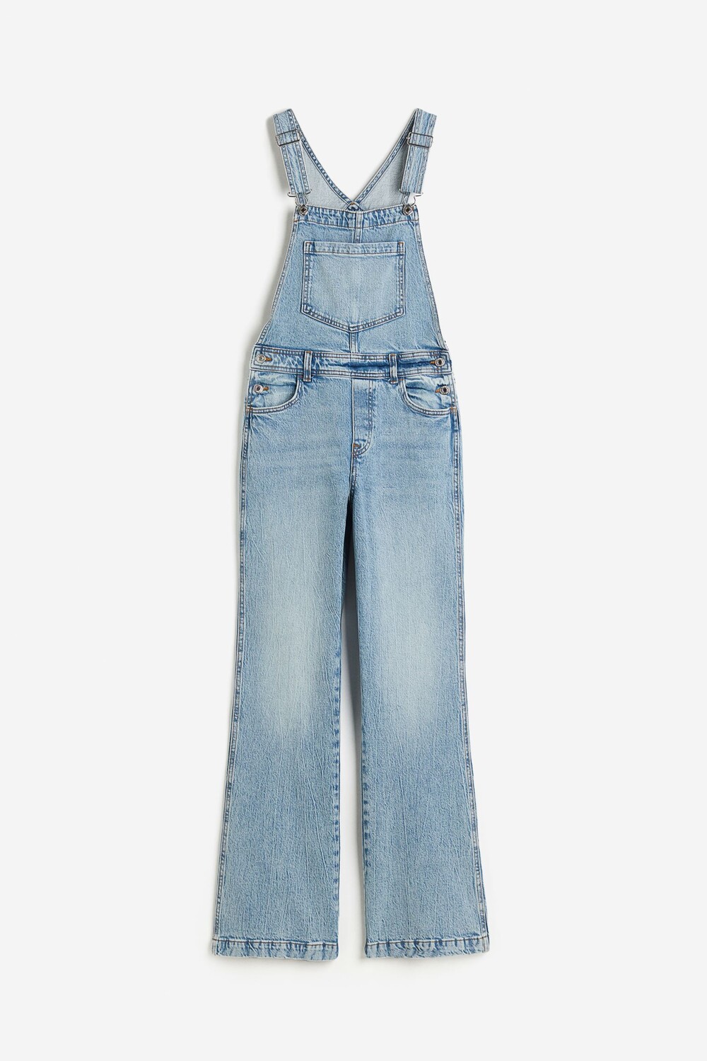 

Комбинезон H&M Flared Denim, голубой