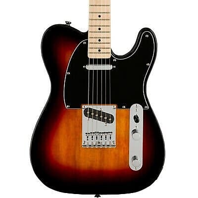 

Squier Affinity Series Telecaster, кленовый гриф, черная накладка, 3 цвета Sunburst Affinity Series Telecaster, Maple Fingerboard, Black Pickguard, 3-Color Sunburst