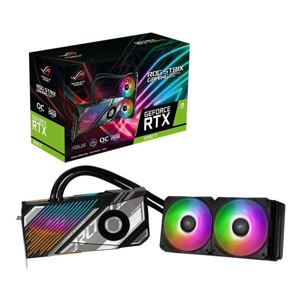 

Видеокарта Asus ROG Strix LC Gaming GeForce RTX 3090Ti 24GB