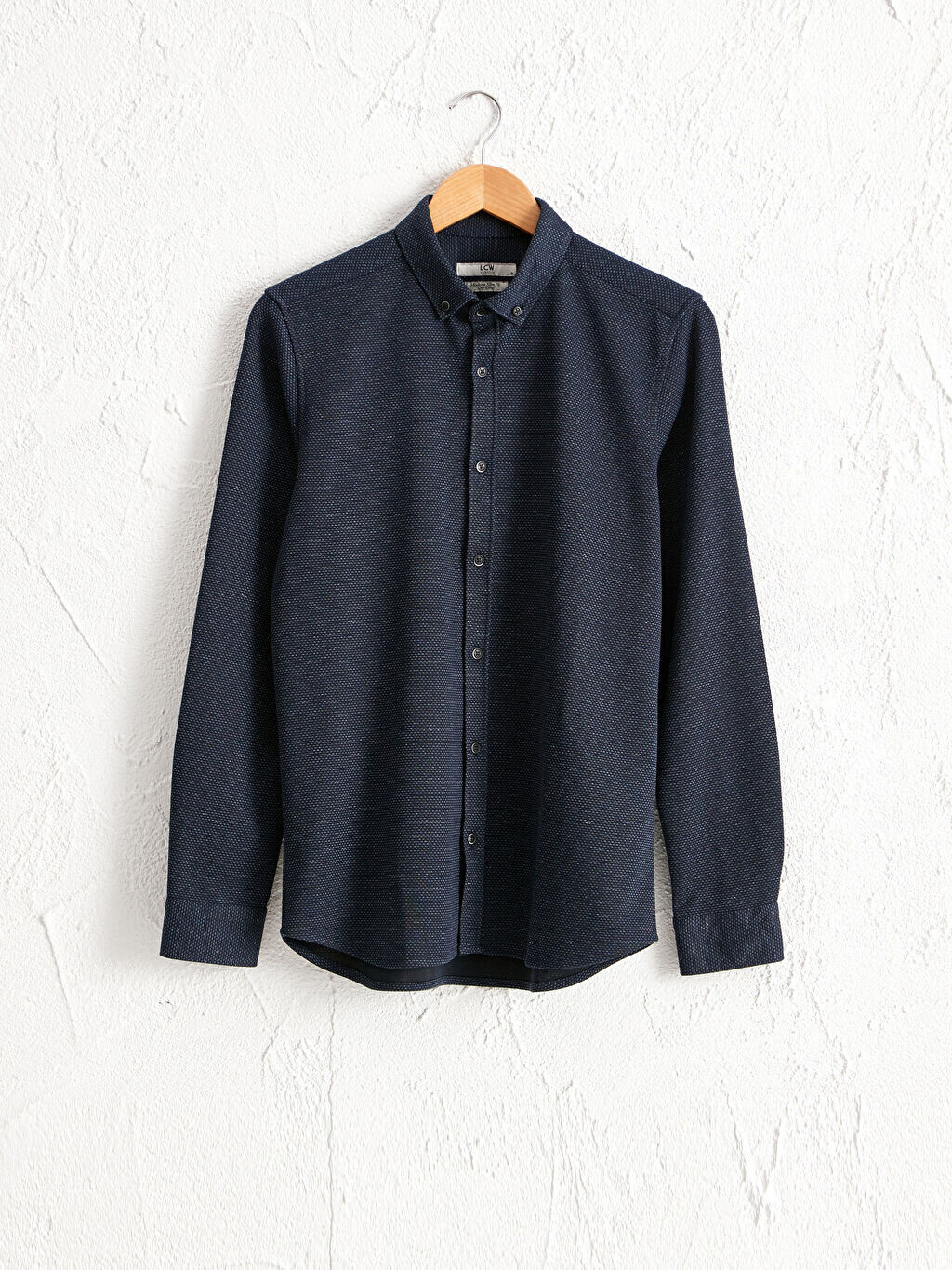 

Рубашка Dobby Slim Fit с длинными рукавами LCW Vision