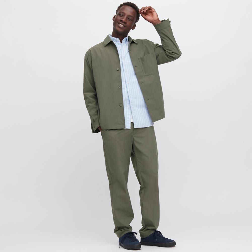 

Эластичные брюки Uniqlo, оливковый