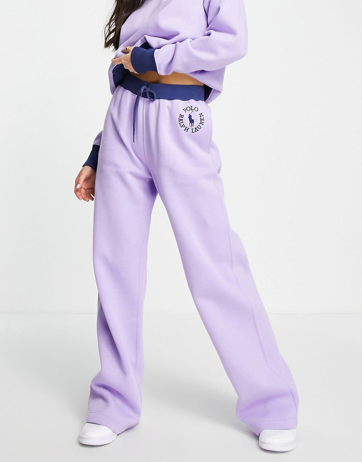 

Лиловые джоггеры с логотипом Polo Ralph Lauren x ASOS Exclusive Collab
