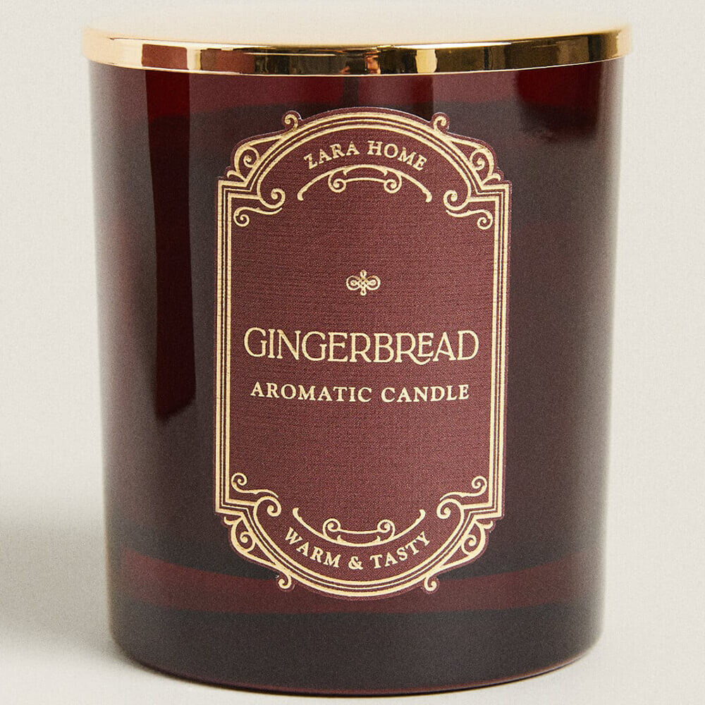 

Ароматическая свеча Zara Home Gingerbread, 200 гр