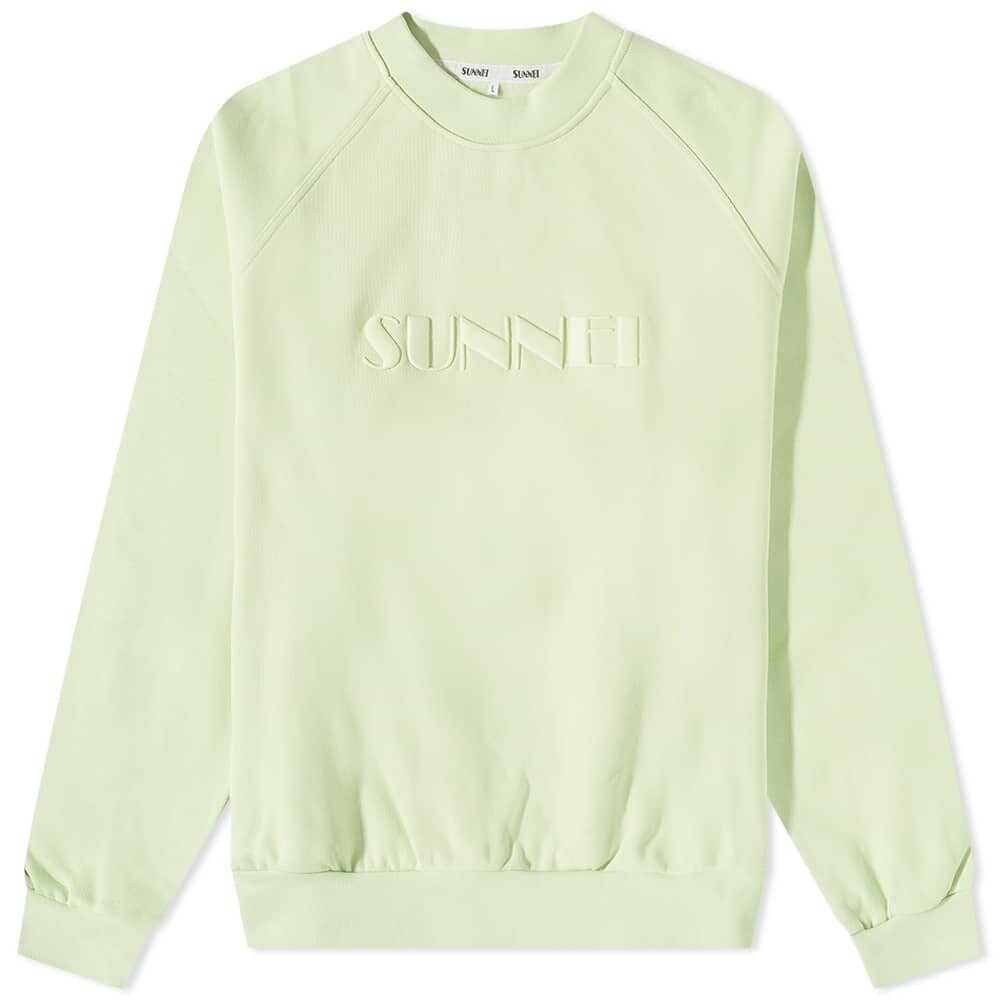 

Джемпер Sunnei Classic Logo Embroidered Crew Sweat, Зеленый