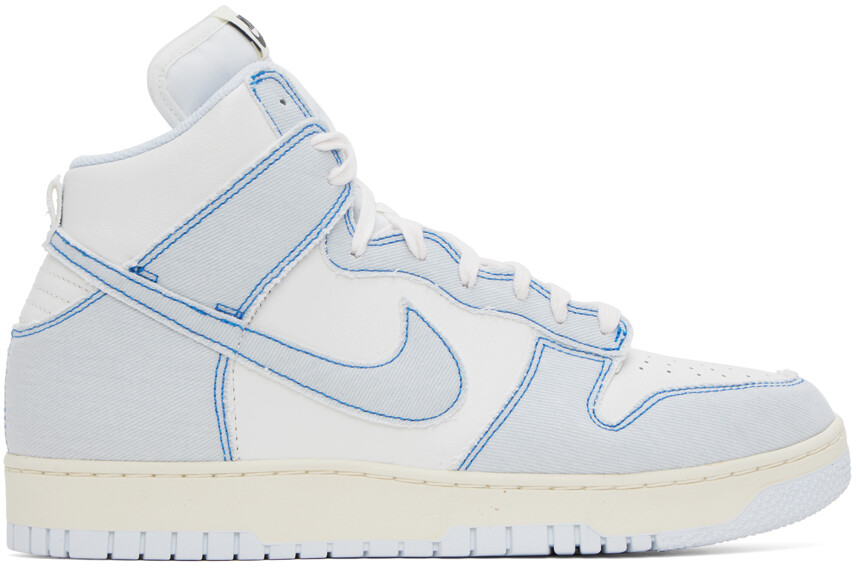 

Сине-белые кроссовки Dunk High 85 Nike