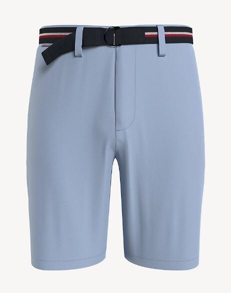 

Шорты с поясом Tommy Hilfiger Belted Twill Club, синий