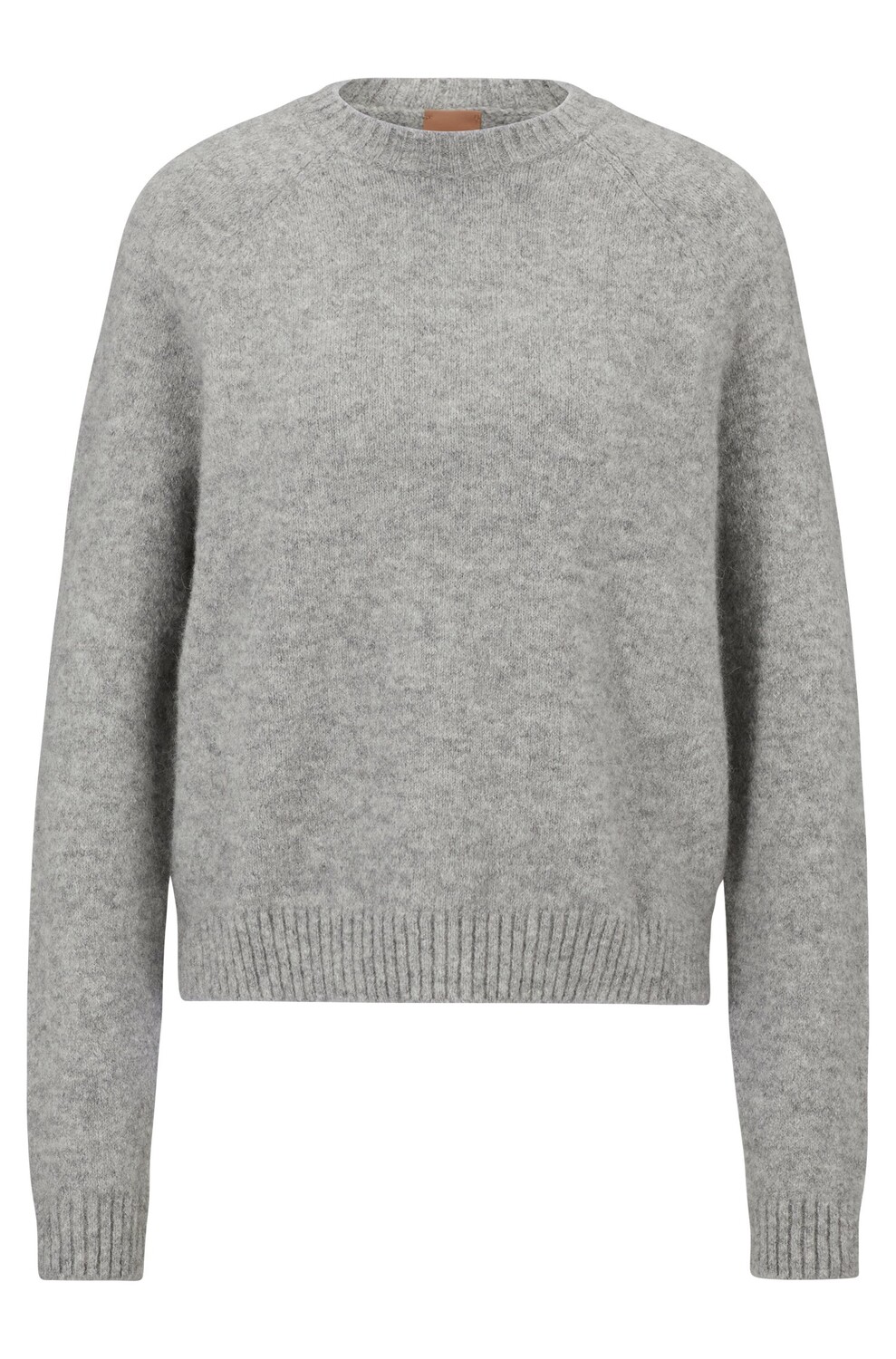 

Джемпер Hugo Boss Crew-neck In Stretch Fabric, серый