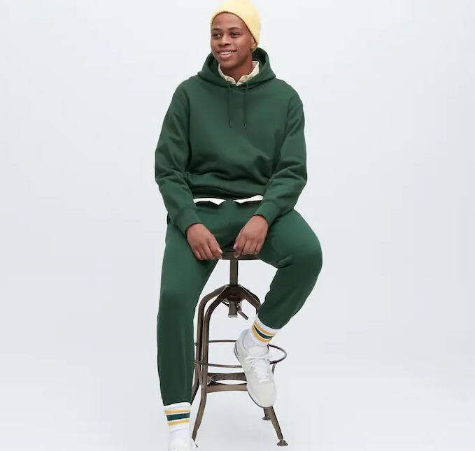 

Спортивные штаны Uniqlo Sweat, темно-зеленый