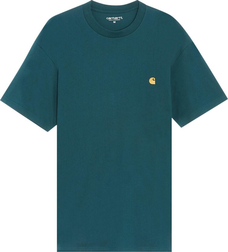 

Футболка Carhartt WIP Chase Short-Sleeve T-Shirt 'Green', зеленый