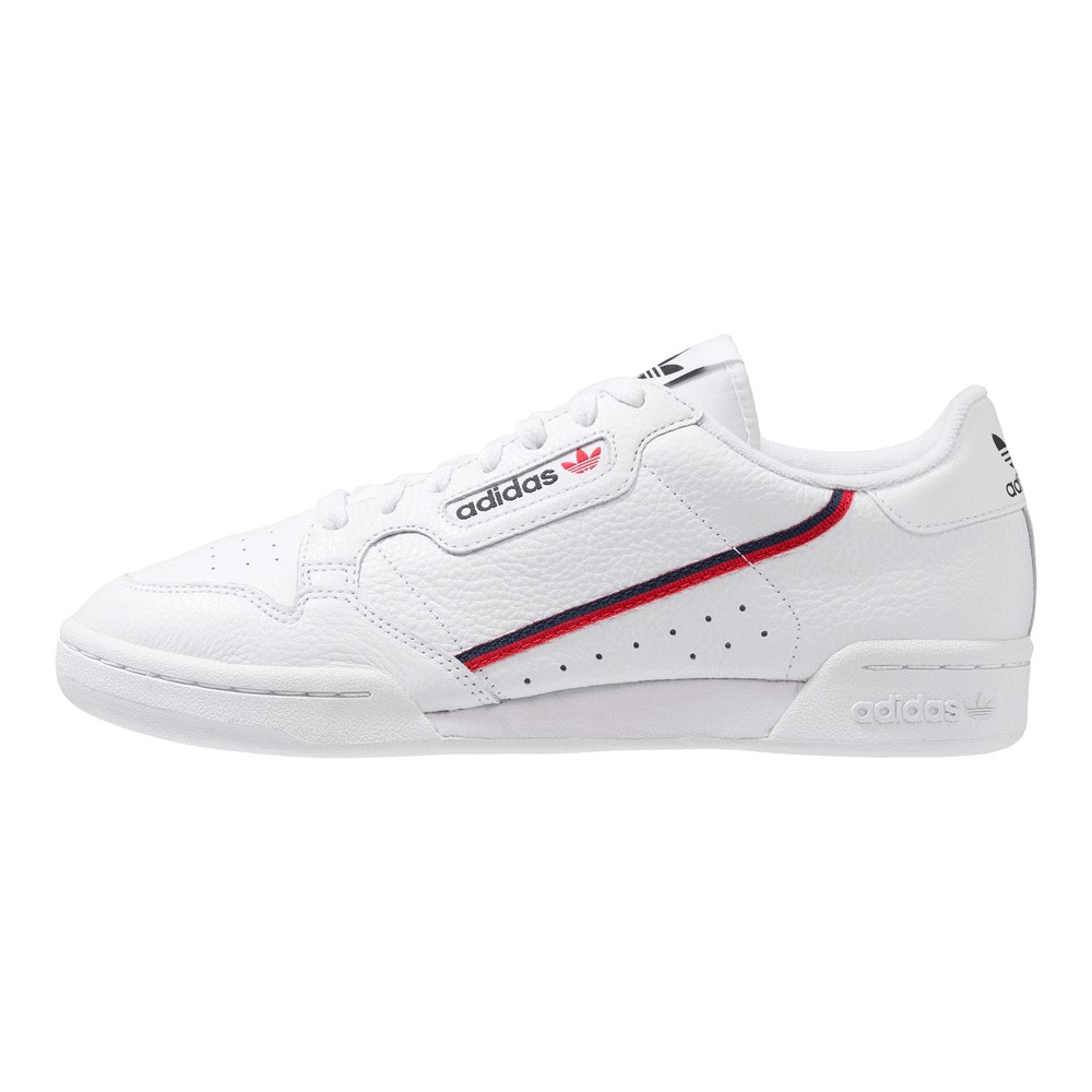 Кроссовки Adidas Originals Continental 80 Unisex, footwear white/scarlet/collegiate navy - фото