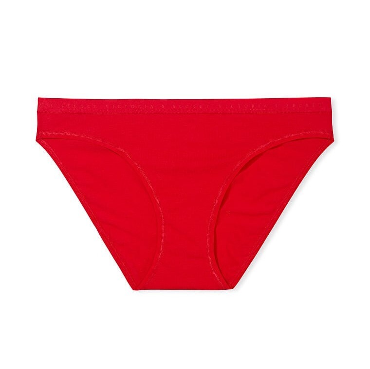 

Трусы Victoria's Secret Stretch Cotton Bikini, красный