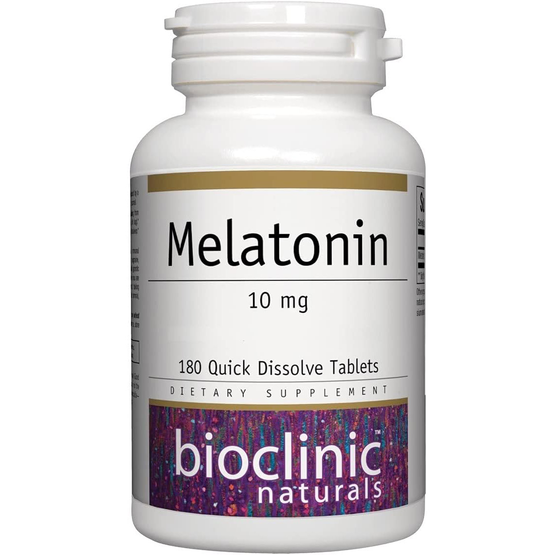 Мелатонин Bioclinic Naturals, 10 мг, 180 таблеток жидкий мелатонин sundown naturals со вкусом вишни