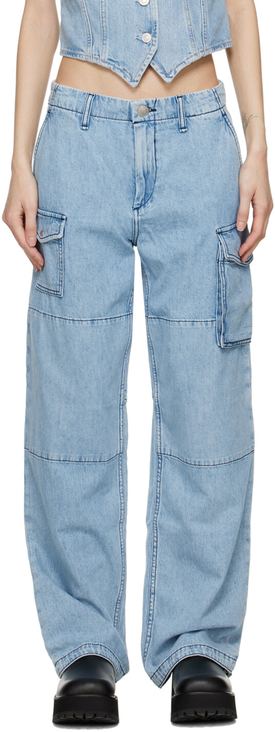 

Синие джинсы карго Nora rag & bone