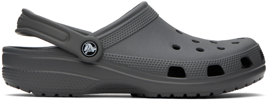 

Серые классические сабо Crocs