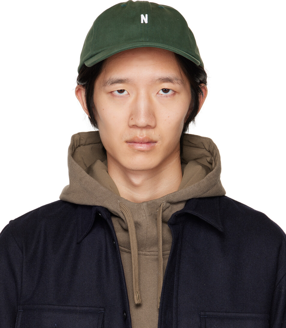 

Зеленая спортивная кепка Norse Projects