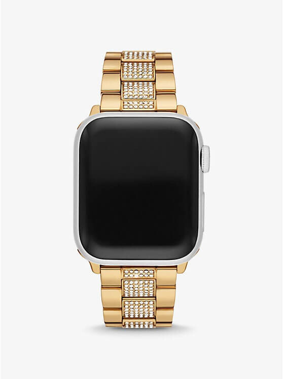

Ремешок для часов Michael Kors Pave Gold-Tone Strap For Apple, золото