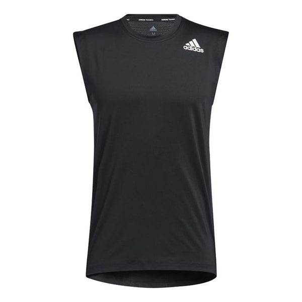 Баскетбольная майка Adidas TF Turf Sl Ft T Training Sports Vest Black, Черный