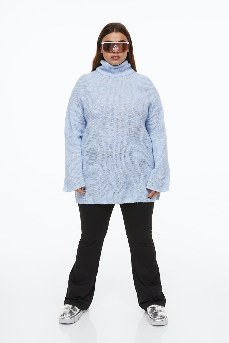 

H&M+ Водолазка, светло-синий