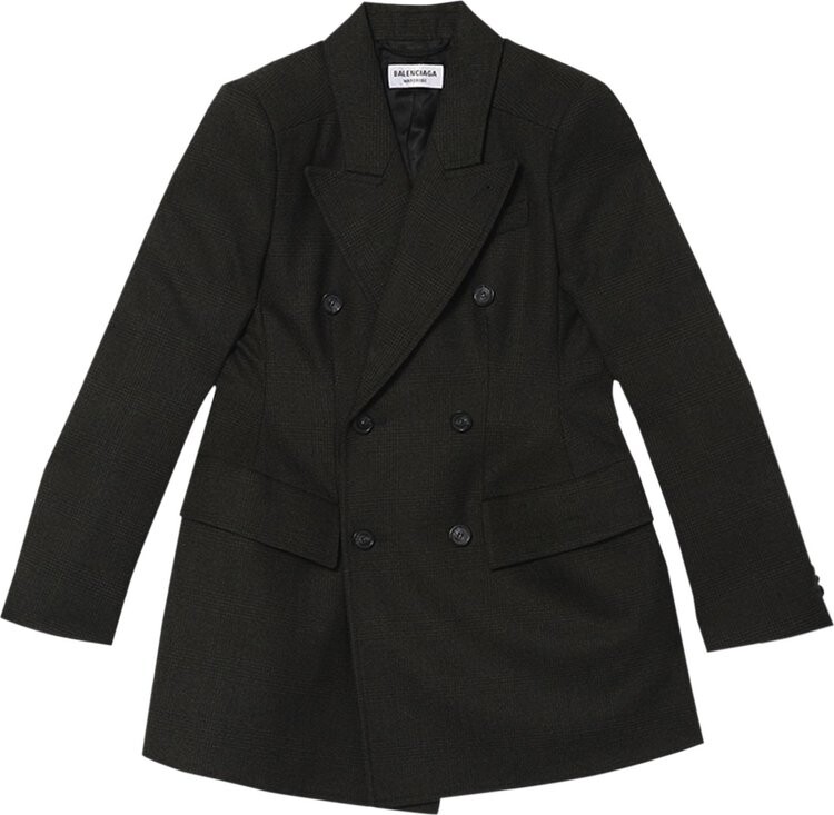 

Блейзер Balenciaga Double Breasted Blazer 'Black', черный