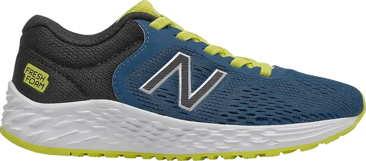 

Кроссовки New Balance Arishi v2 Little Kid Wide 'Oxygen Blue Sulphur Yellow', синий