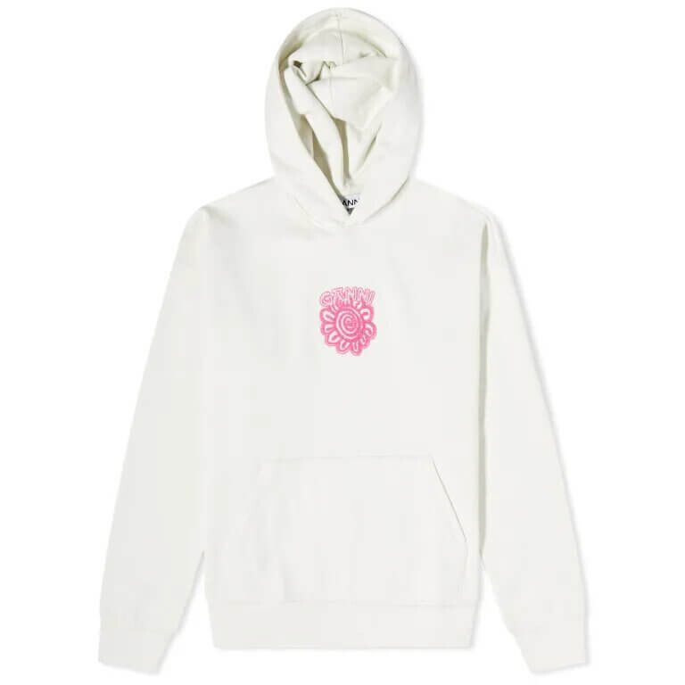 

Худи Isoli Flower Oversized, белый