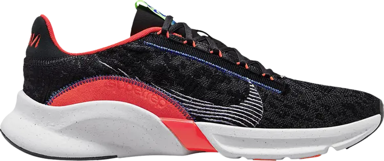 

Кроссовки Nike SuperRep Go 3 Next Nature Flyknit 'Black Bright Crimson', черный