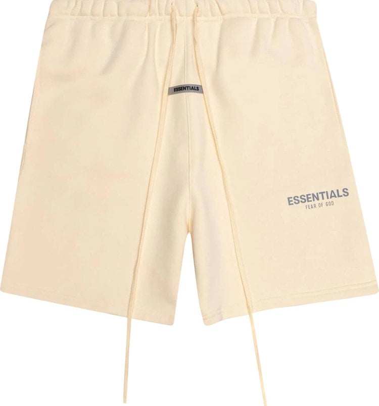 Спортивные шорты Fear of God Essentials Sweatshort 'Buttercream', кремовый - фото